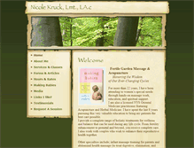 Tablet Screenshot of fertilegardenmassage.com